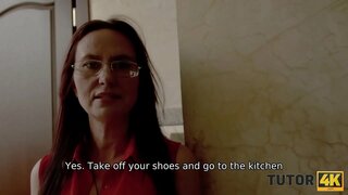 РЕПЕТИТОР4К. Facet nie zna wszystkich seksualnych sztuczek, ale musi spełnić nauczycielkę